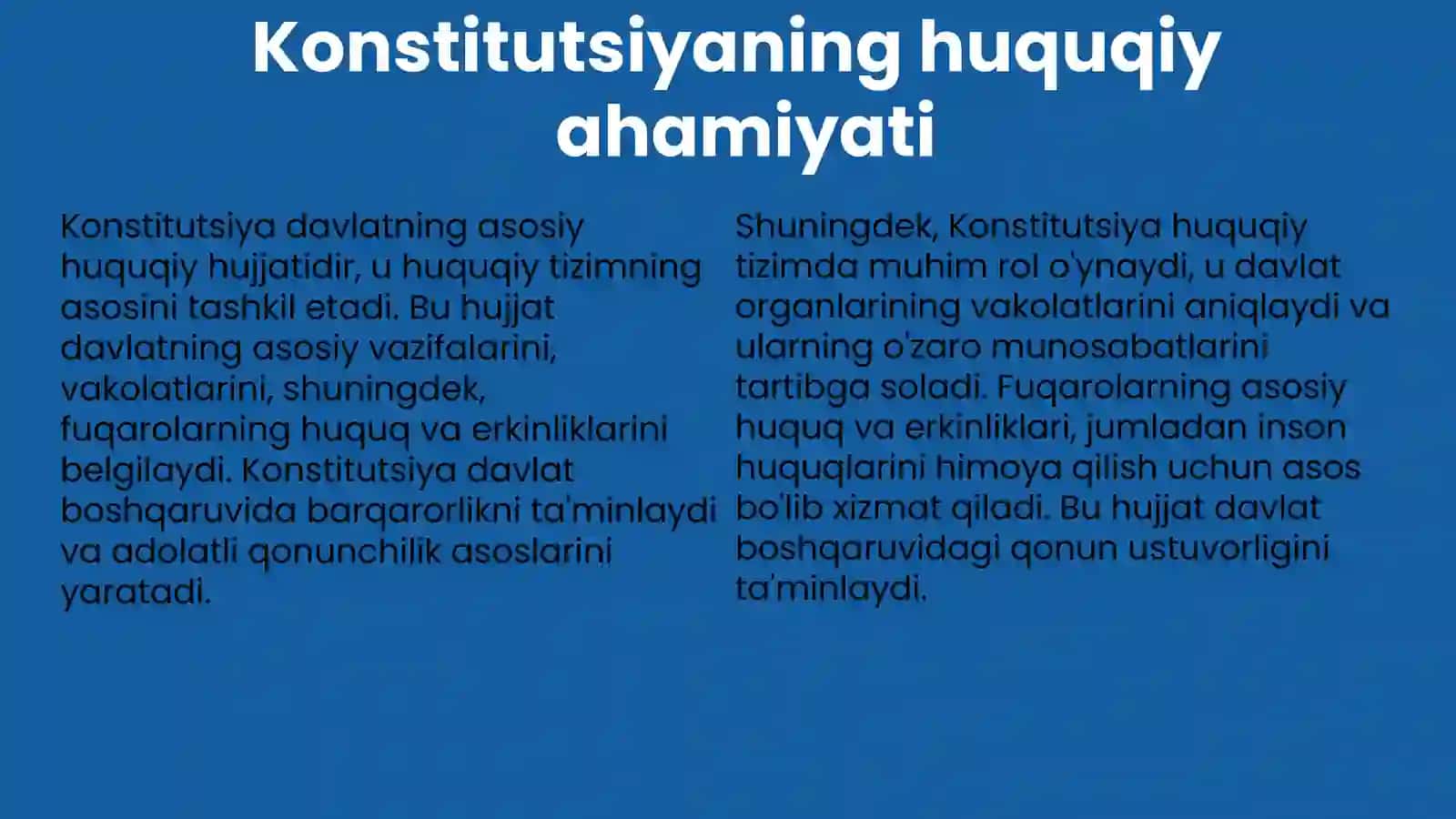 Konstitutsiya va qonunning ustuvorligi 3