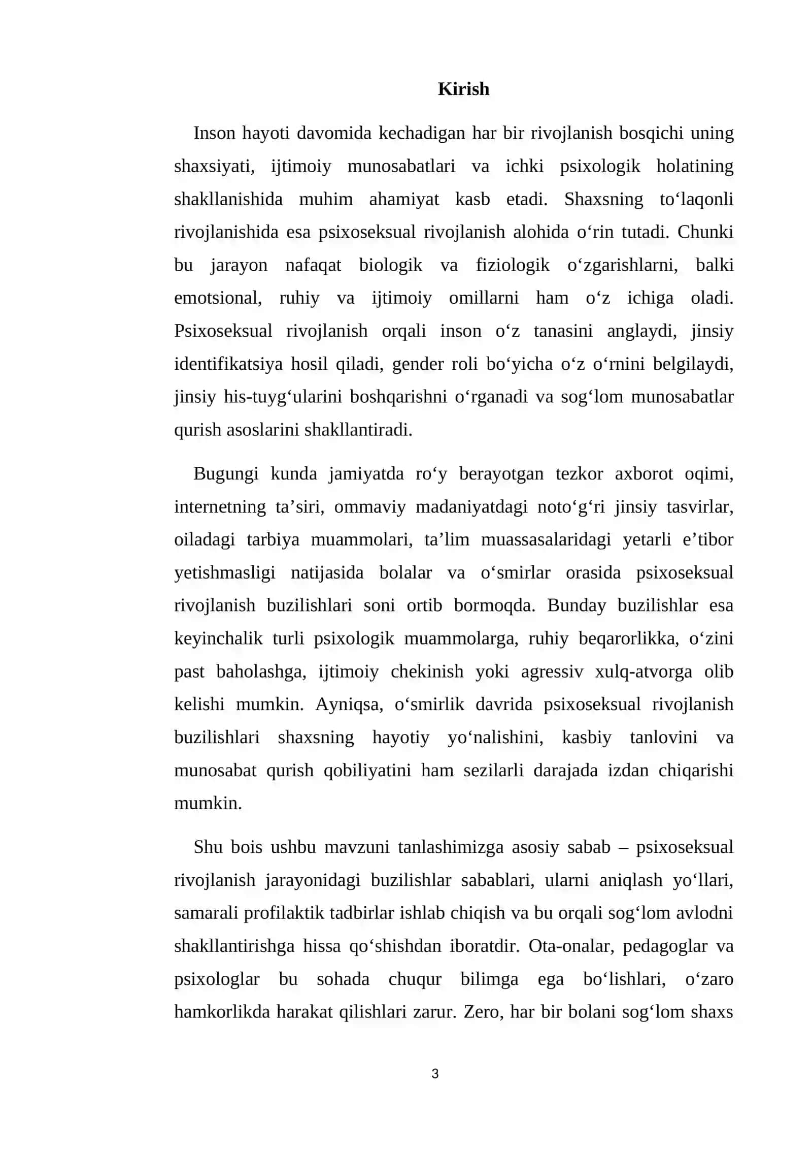 Psixoloseksual rivojlanish buzulishlari profilaktikasi 3