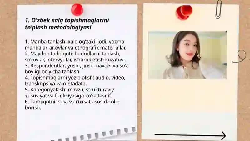 O'zbek xalq topishmoqlarini tóplash va mazmunini sharhlab tahlil qilish 3