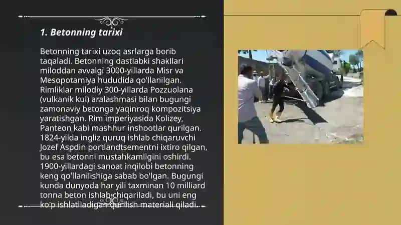 Beton haqida asosiy ma’lumotlar 3