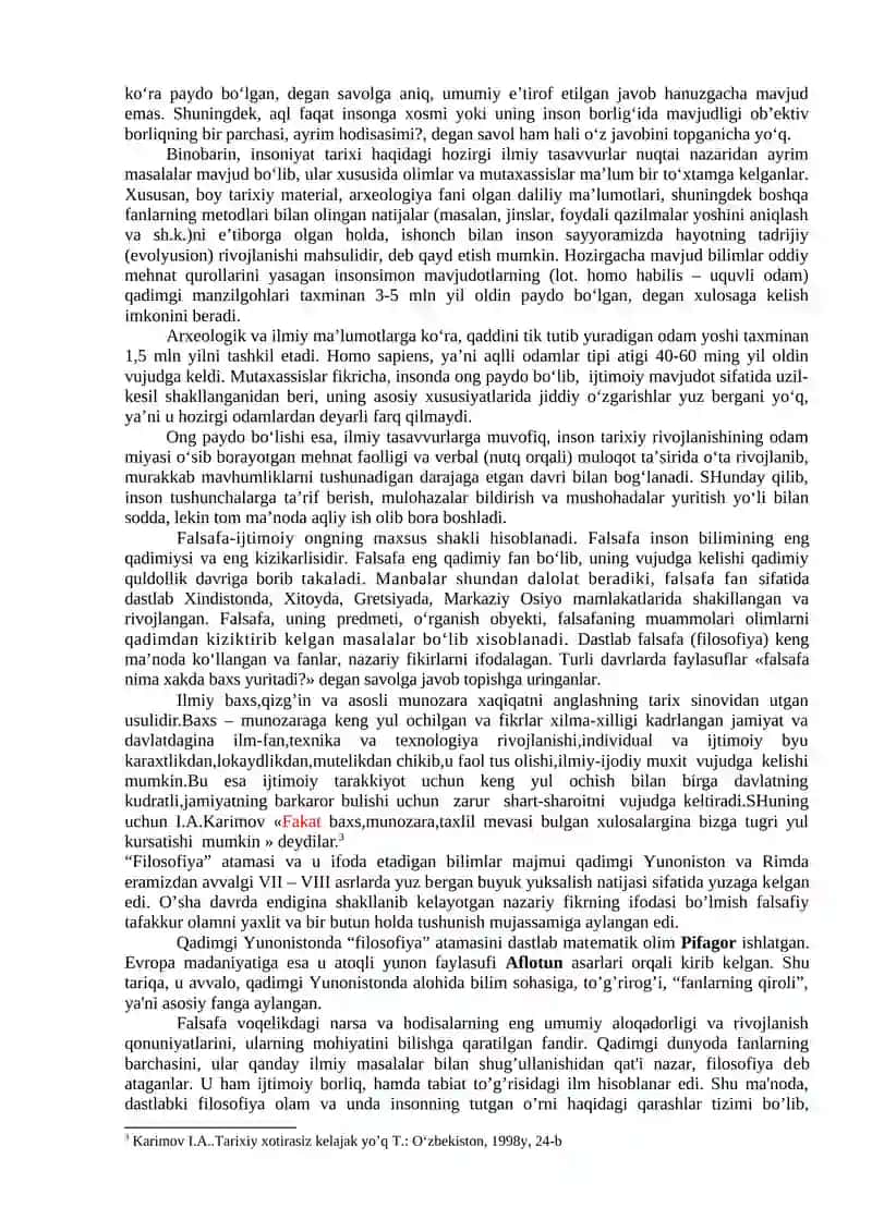 FALSAFANING FAN VA DUNYOQARASHGA OID MOHIYATI 3