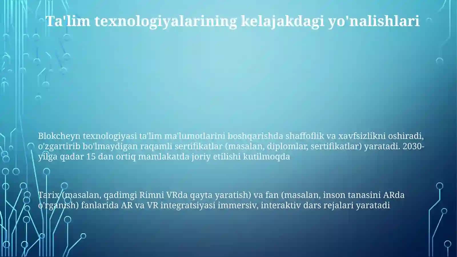Integratsiyalashgannamunaviydarsishlanmalarinituzishtexnologiyasi 3