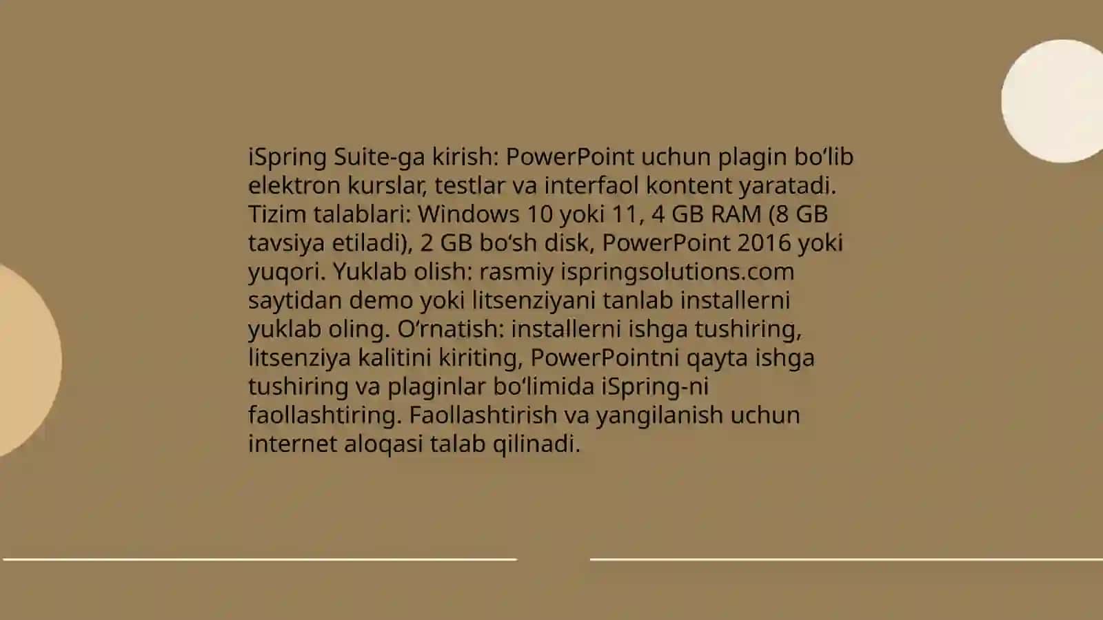 iSpring dasturida taqdimot yaratish 3