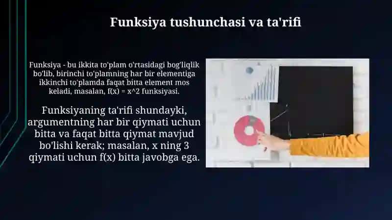 Funksiya tushunchasi va grafiklarni tahlil qilish 3
