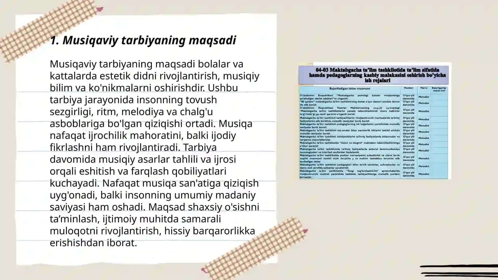 Maktabgacha taʼlim tashkilotida musiqaviy tarbiyaning maqsad va vazifalari 3