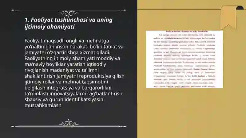 Faoliyat va uning turlari 3