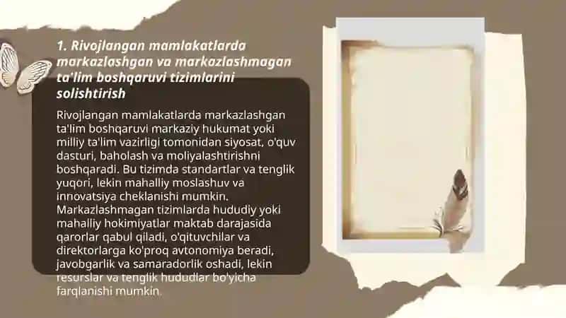 Rivojlangan mamlakatlarda ta‘lim tizimlari boshqaruvi 3