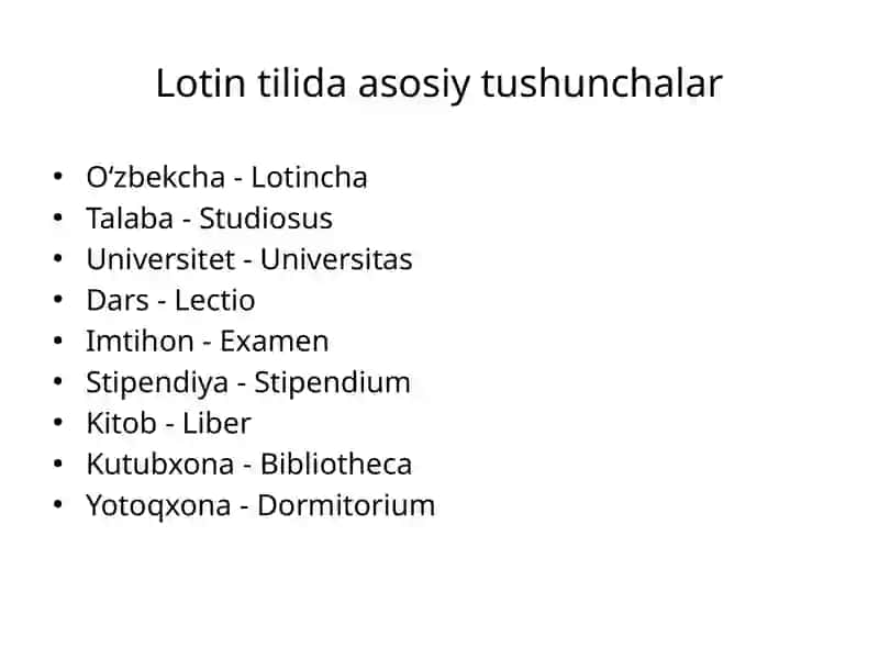 Talabalar Leksikasi 3