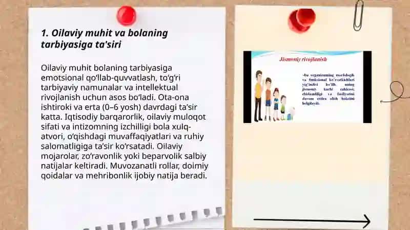 Ijtimoiy muhit bolani tarbiyalashning omili sifatida 3