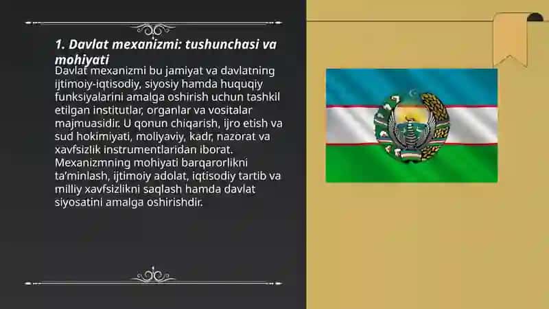 Davlat Mexanizmi 3