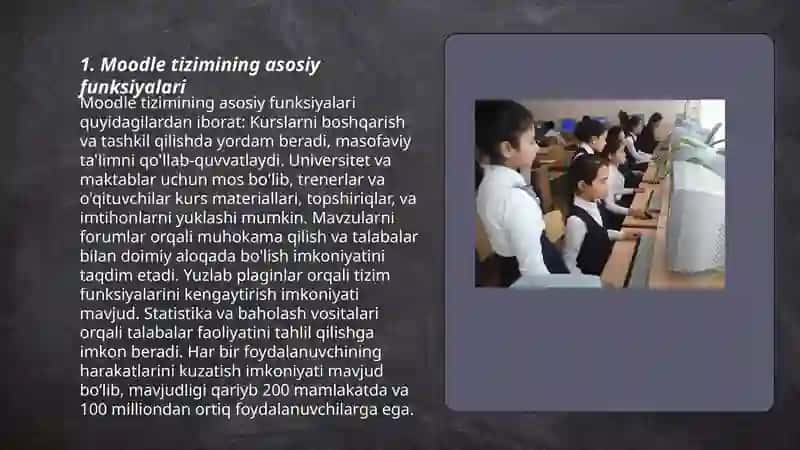 Moodle tizimi resurslaridan foydalanish 3