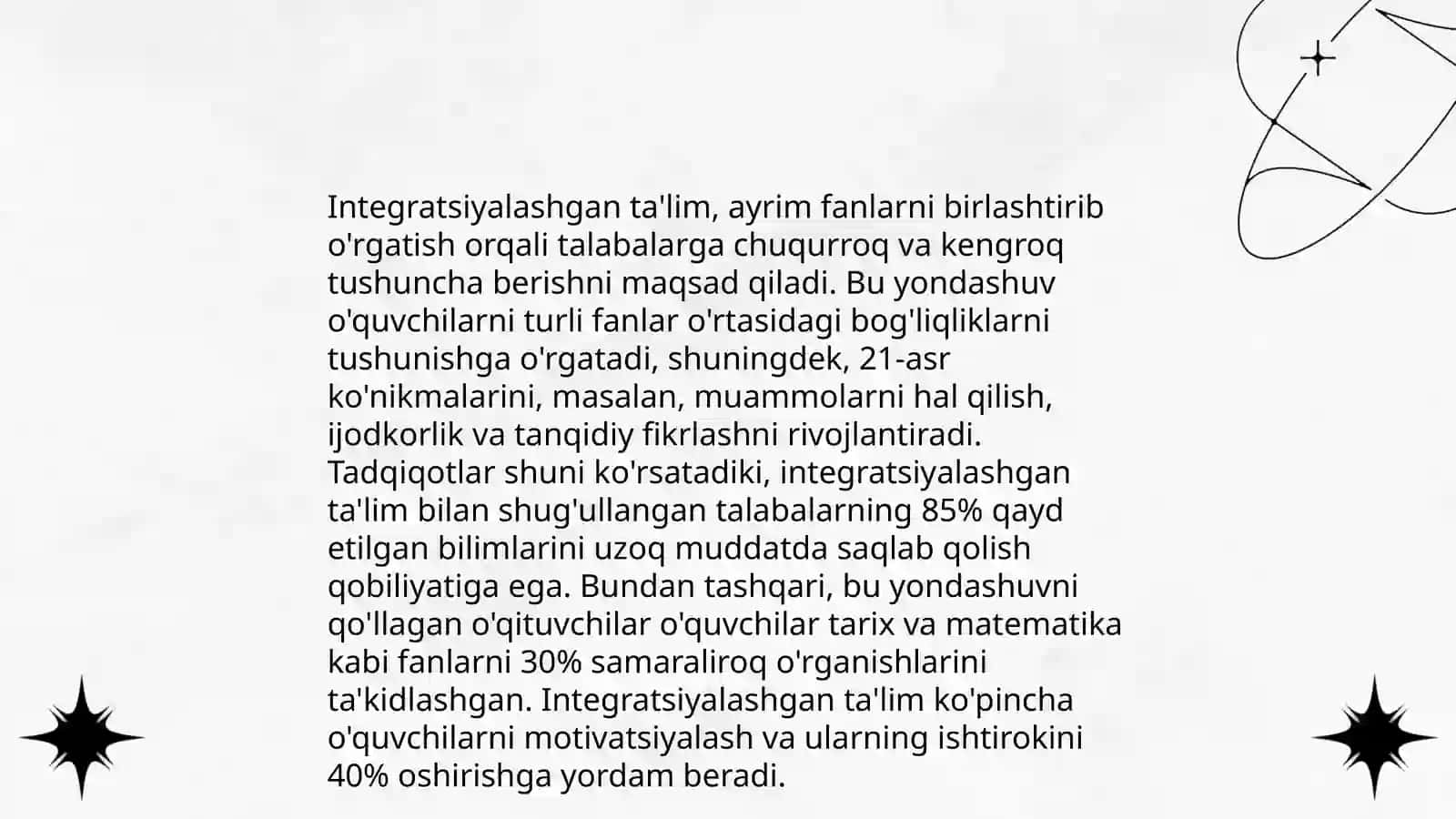 Boshlang'ich maktabda integratsiyalashgan ta'limdan foydalanish 3