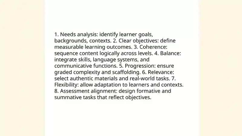 Syllabus design and curriculum development 3