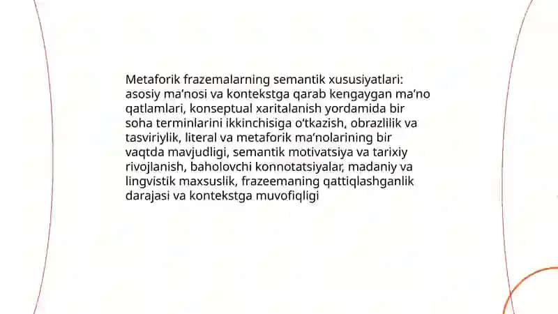 Frazemalarning semantik turlari Zaripboyeva Mashhura 3