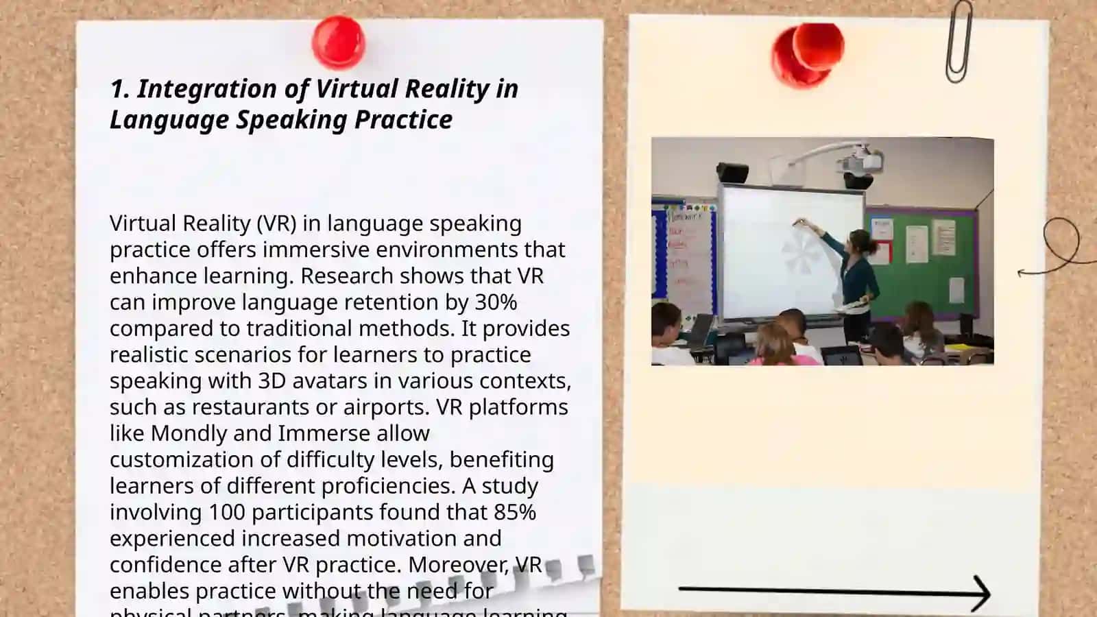 Integration of Virtual Reality in Language Speaking Practice 3