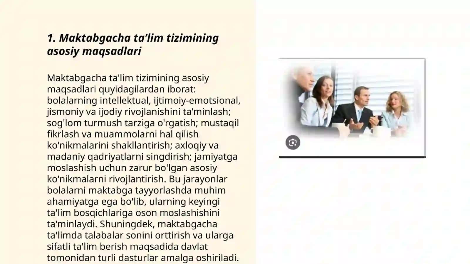 Maktabgacha taʼlim tarbiyaning davlat standartlarini tasdiqlash toʻgʻrisida 3