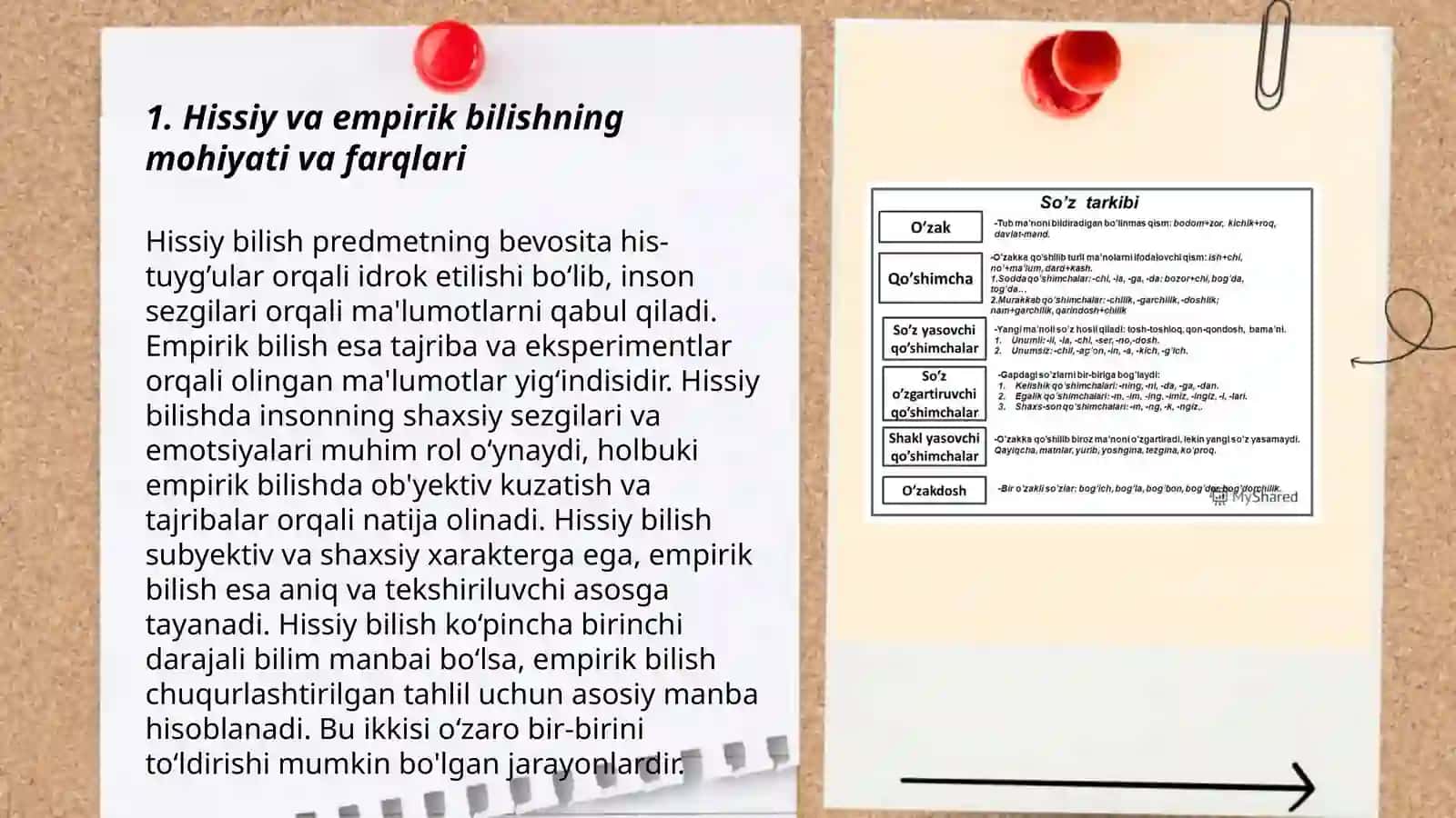 Hissiy, empirik, nazariy, mantiqiy, intuitiv, bilish darajalarining o‘zaro aloqasi va farqi 3