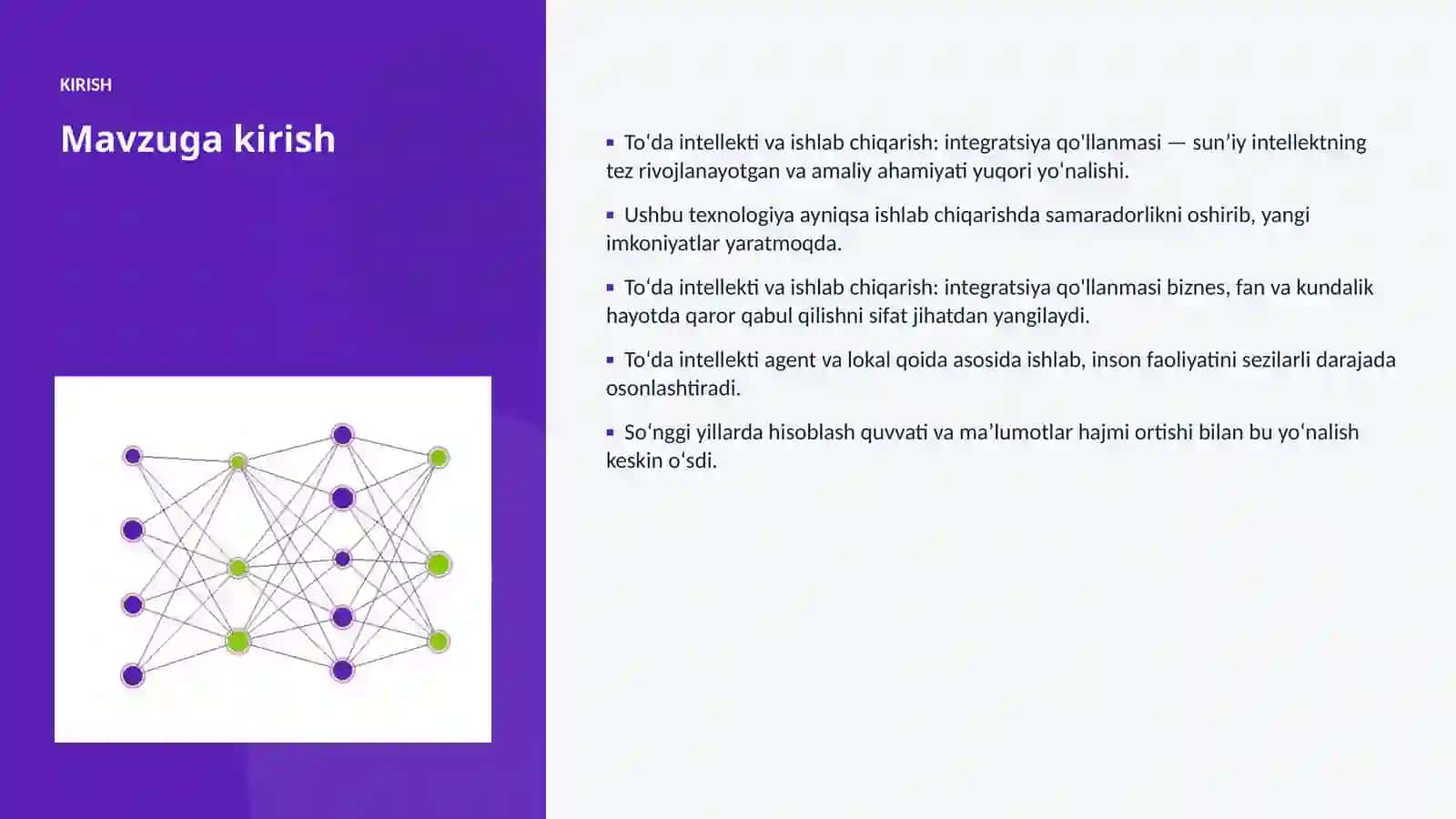 Toʻda intellekti va ishlab chiqarish: integratsiya qo'llanmasi 3