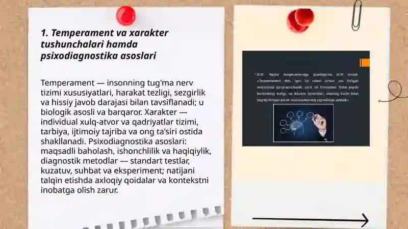 Temperament va harakter xususiyatini psixodiagnostika qilish 3