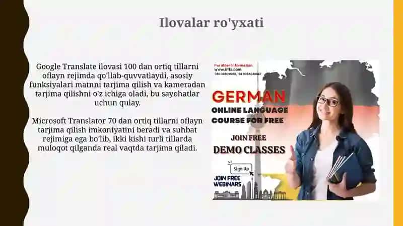 Offlayn tarjimon dasturlar 3