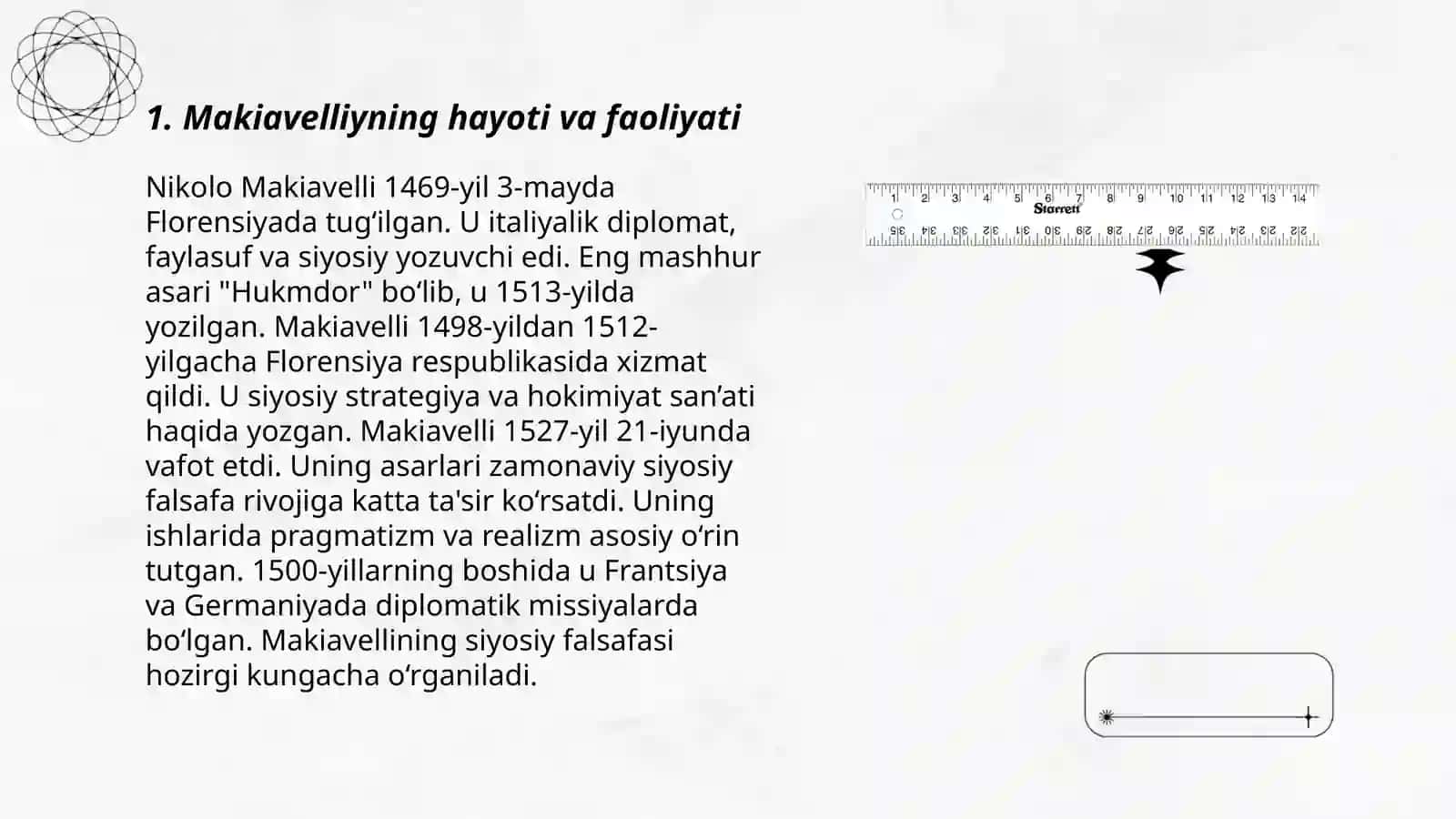 Makiavellining " Hukmdor" asari 3