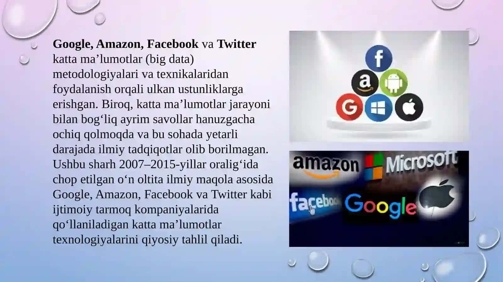 "Dunyodagiyirikelectronma’lumotlarbazasi va unadan foydalanish imkoniyatlari" 3