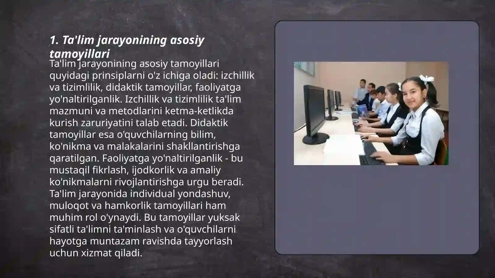 Ta'lim jarayonlari yagona pedagogik tizim sifatida 3