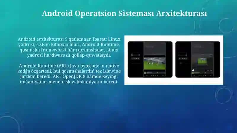 Android Operatsion Sisteması Arxitekturası 3