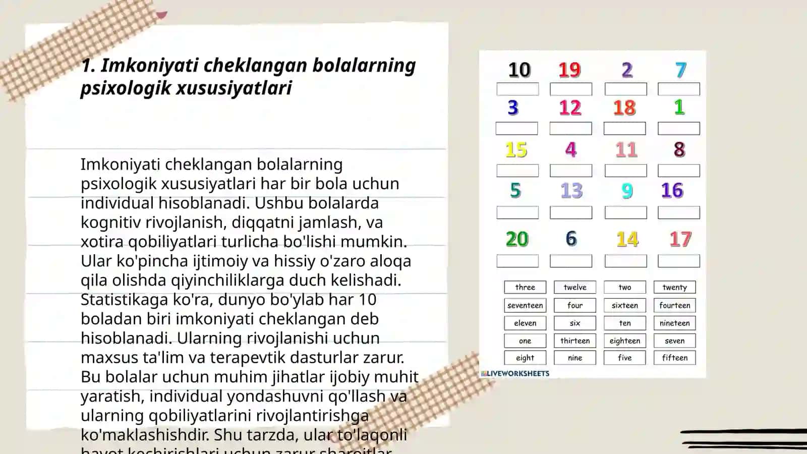 Imkoniyati cheklanagn bolalarni oʻqitish va dars jarayonlarini tashkil etishda maktab oʻqituvchisi,psixolog va tarbiyachilarni vazifalari 3