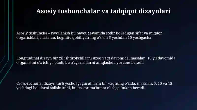 Rivojlanish psixologiyasining tadqiqot metodlari 3