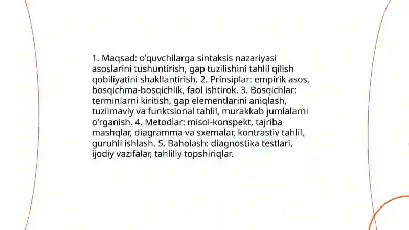 O'quvchilarda sintaksisni o'rgatish metodikasi 3