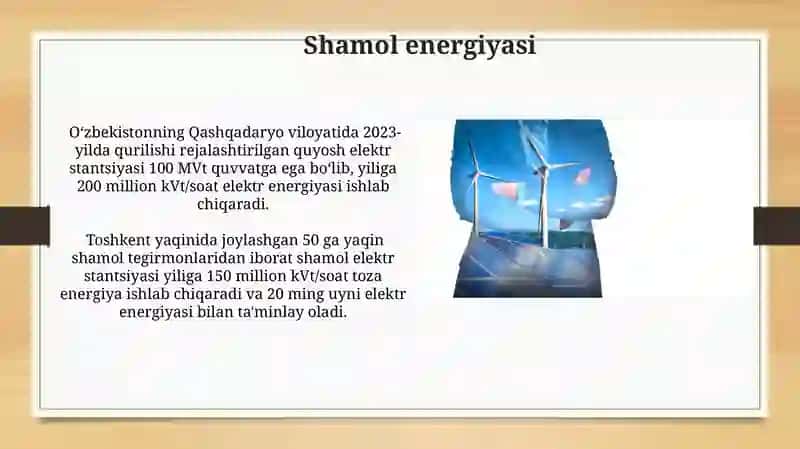 Muqobil elektr energiyasi 3