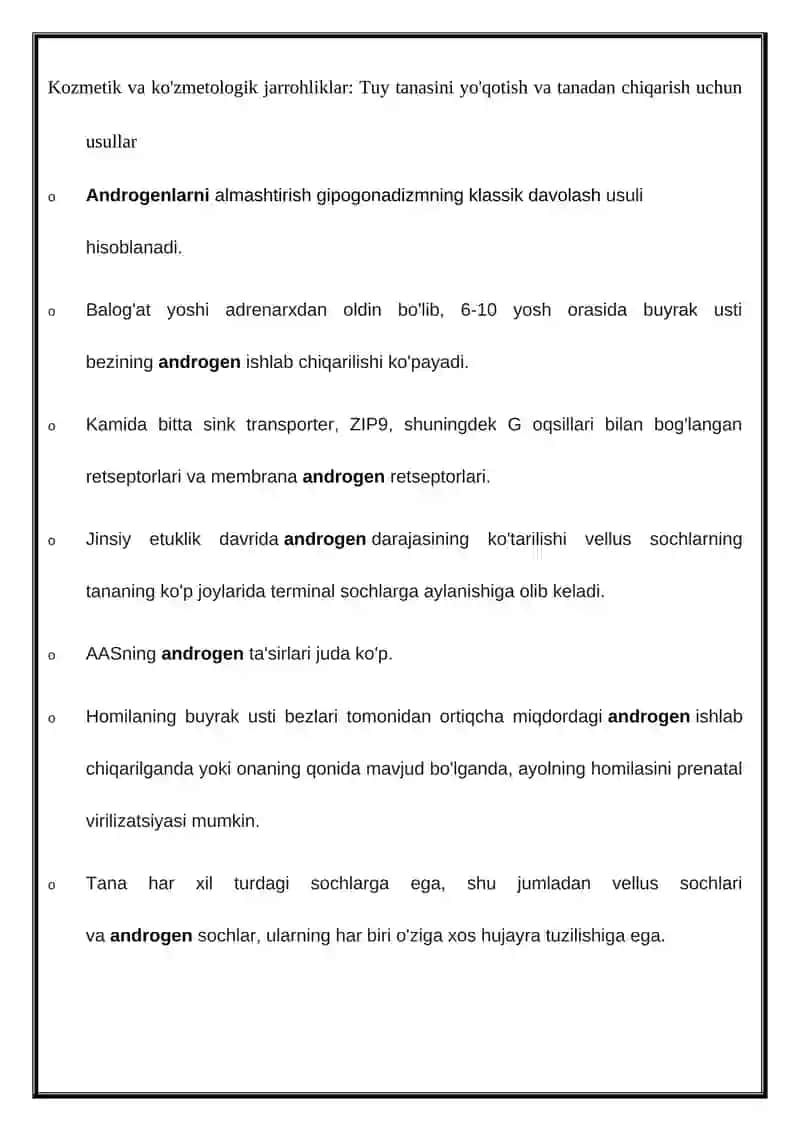Androgen etishmovchiligi 3