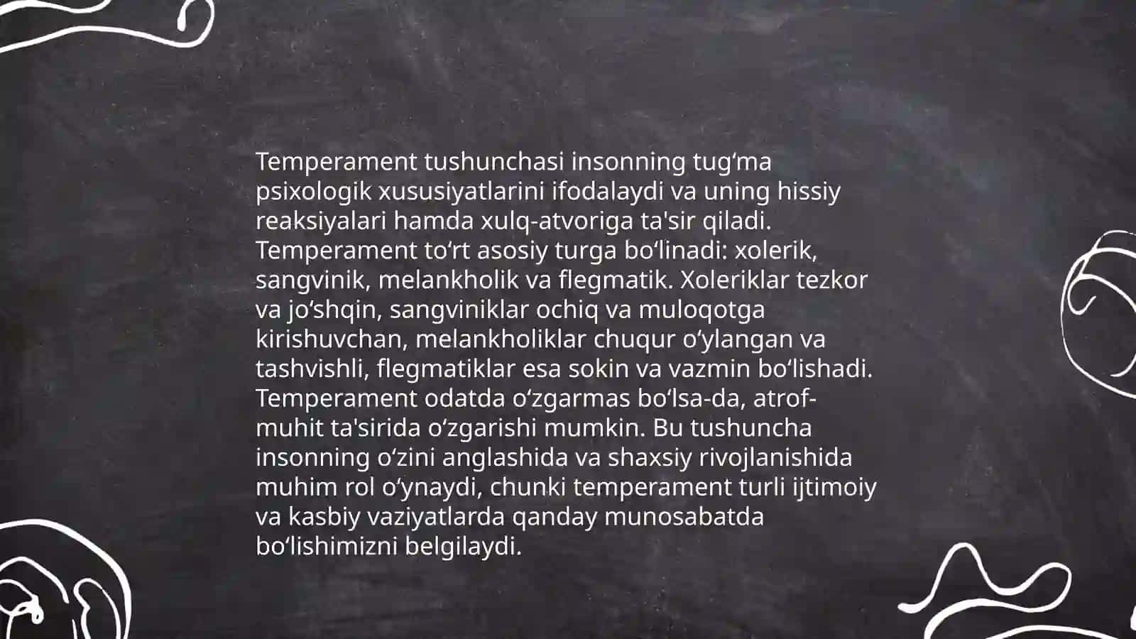 Temperament xususiyatlarining mutaxasis shakllanishidagi o'rni 3