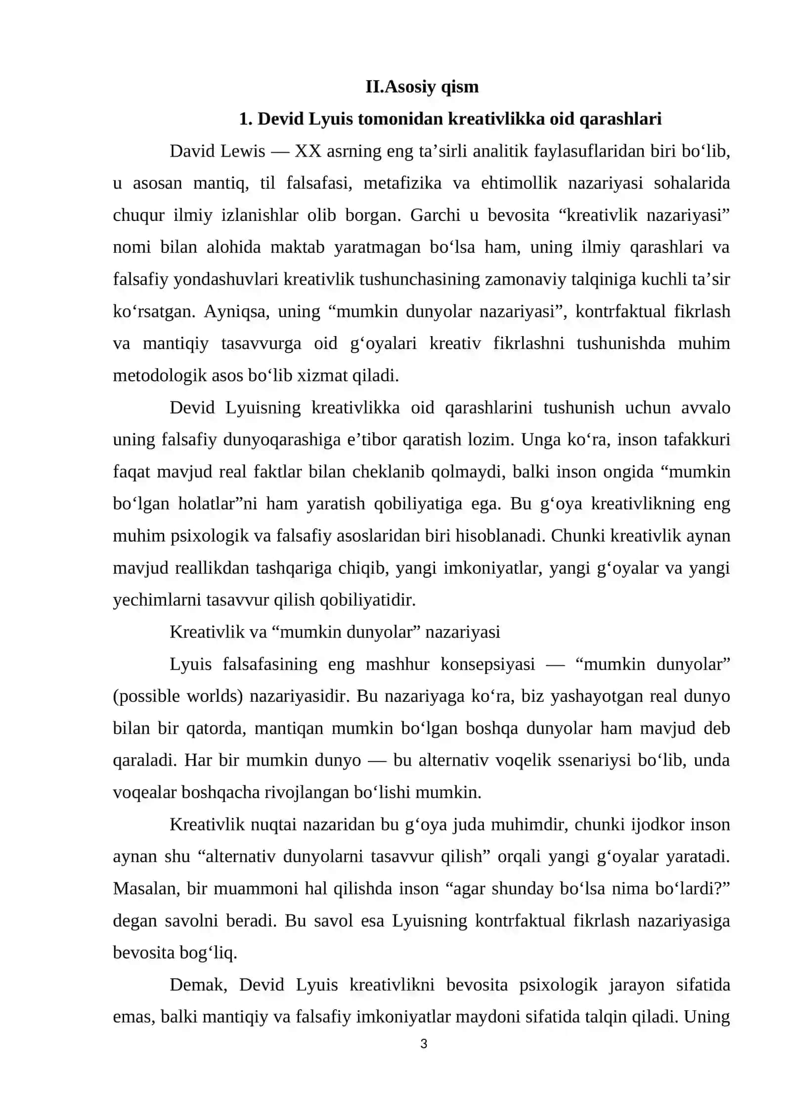Devid Lyuisni kreativlikka qo’shgan hissasi 3