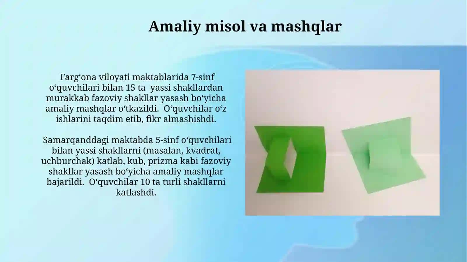Yassi va fazoviy shakllar 3