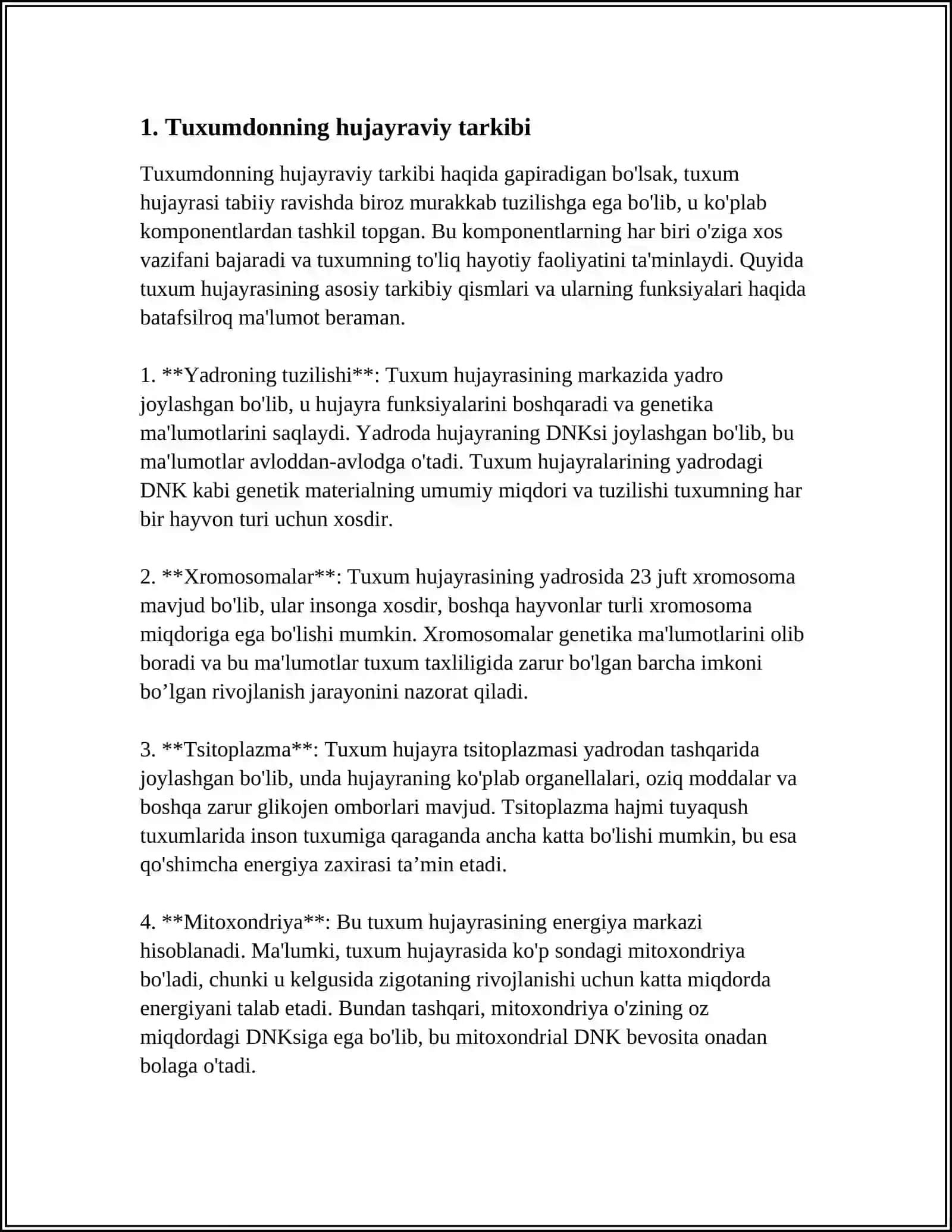 Tuxumdonning mikroskopik tuzilishi va uning mikroskopda kuzatish 3