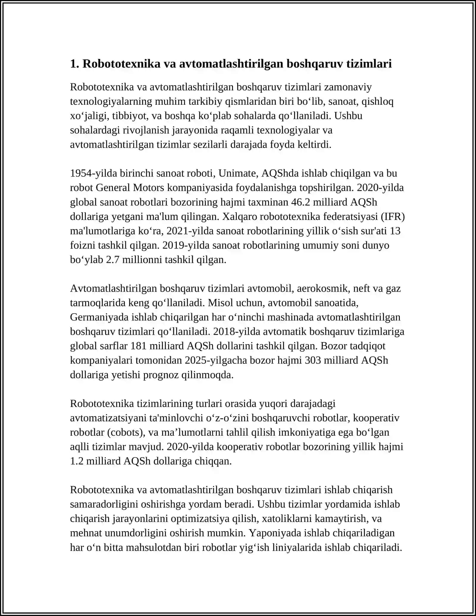 ROBOTOTEXNIK KOMPLEKSLARNING INFORMATSION TIZIMLARI 3