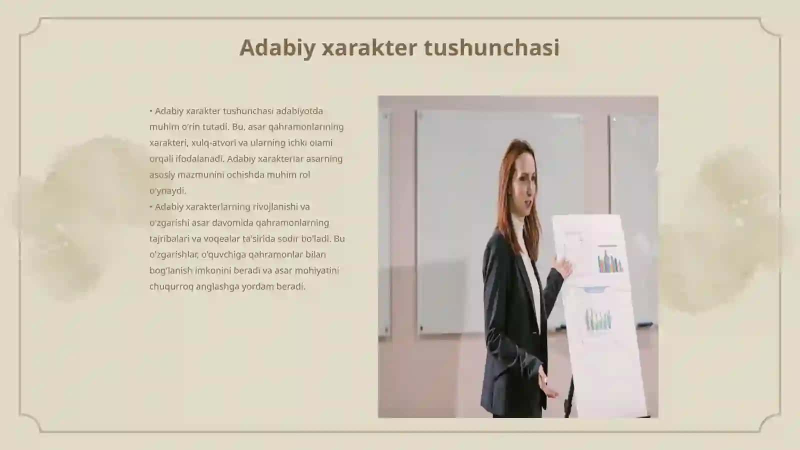 Adabiy xarakter maqolasini oʻqib oʻrganish 3