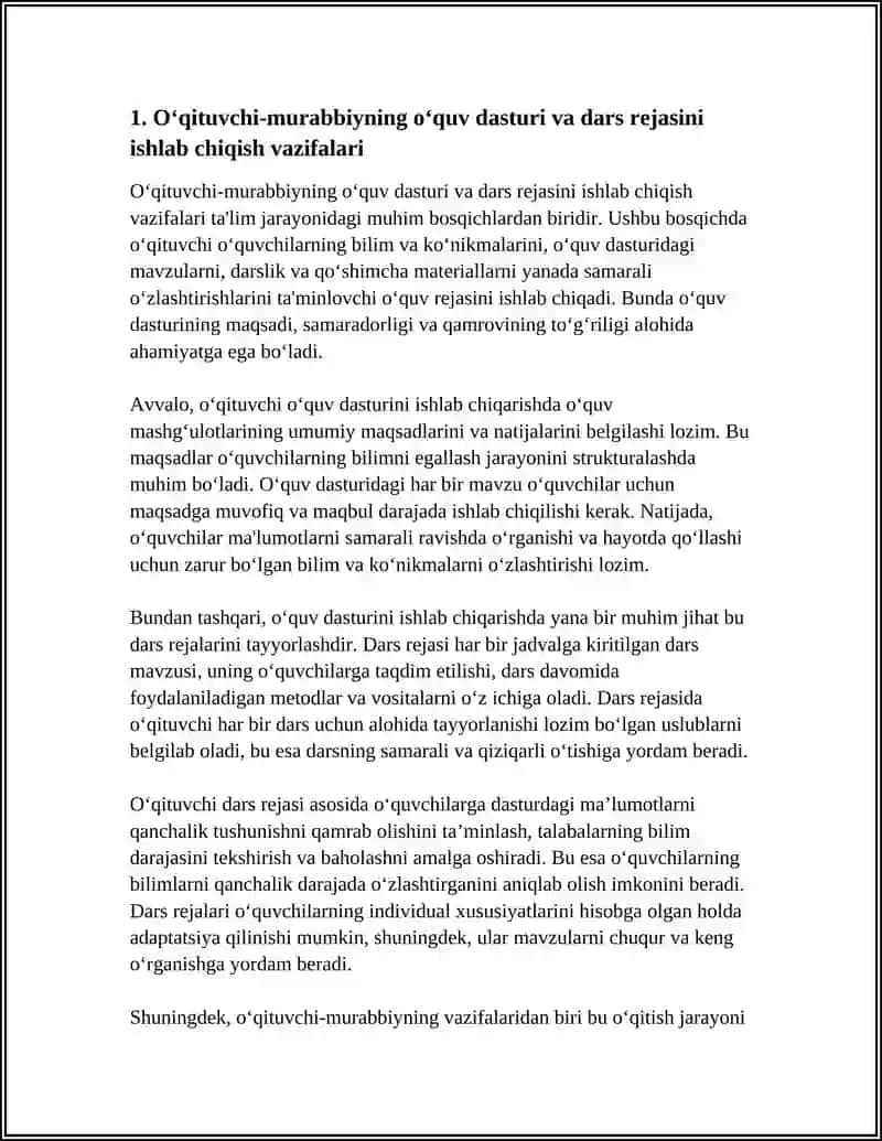 O‘QITUVCHI-MURABBIYNING KO‘P QIRRALI KASBIY PEDAGOGIK VAZIFALARI 3