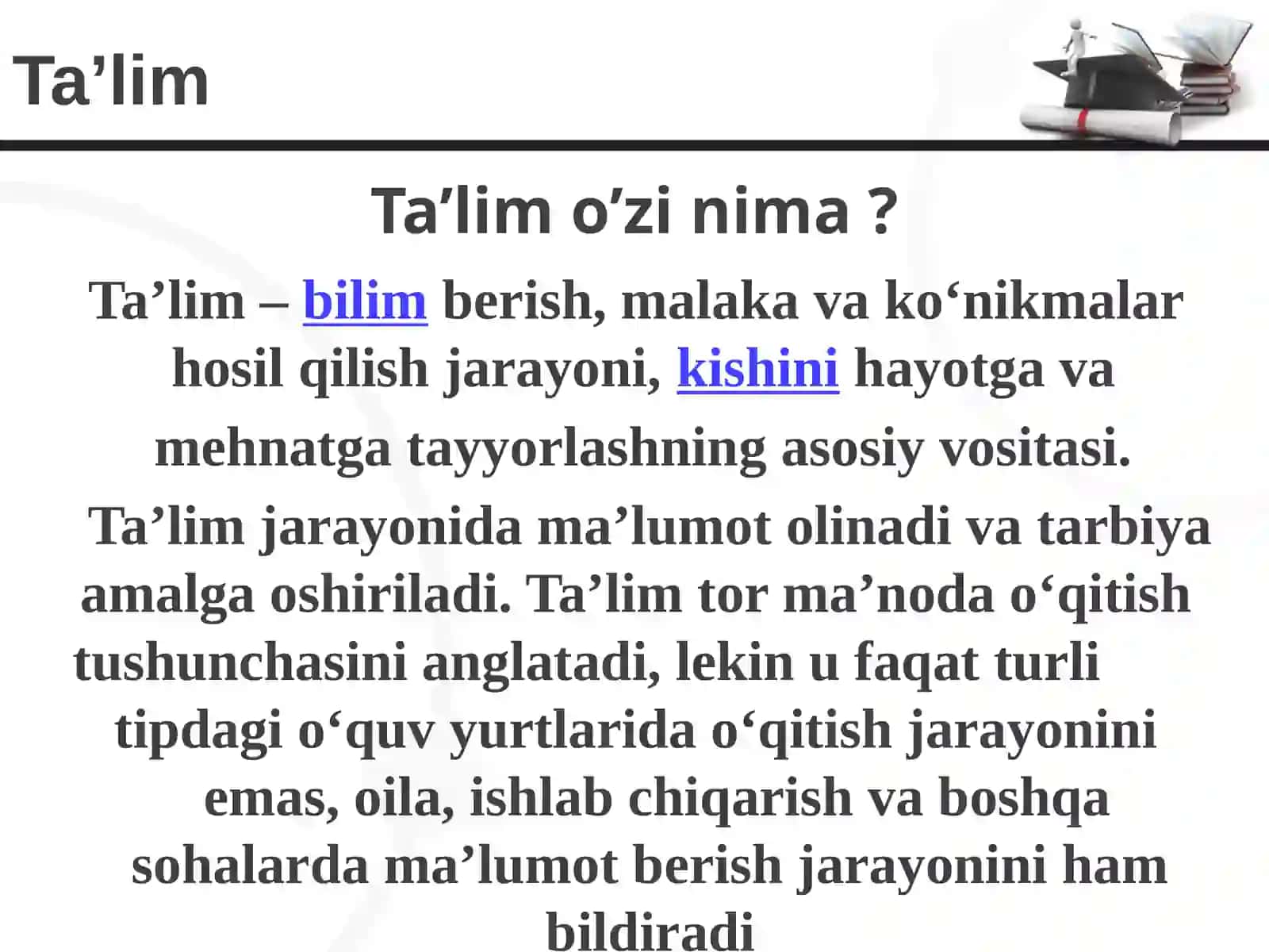 O‘zbekiston Respublikasida ta’lim sohasida amalga oshirilgan islohotlar 3