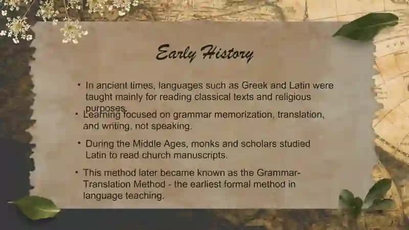 A Brief History of Foreign Language Teaching Methodology 3