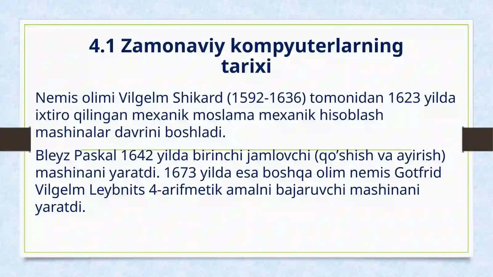 Zamonaviy kompyuterlarning tarixi 3