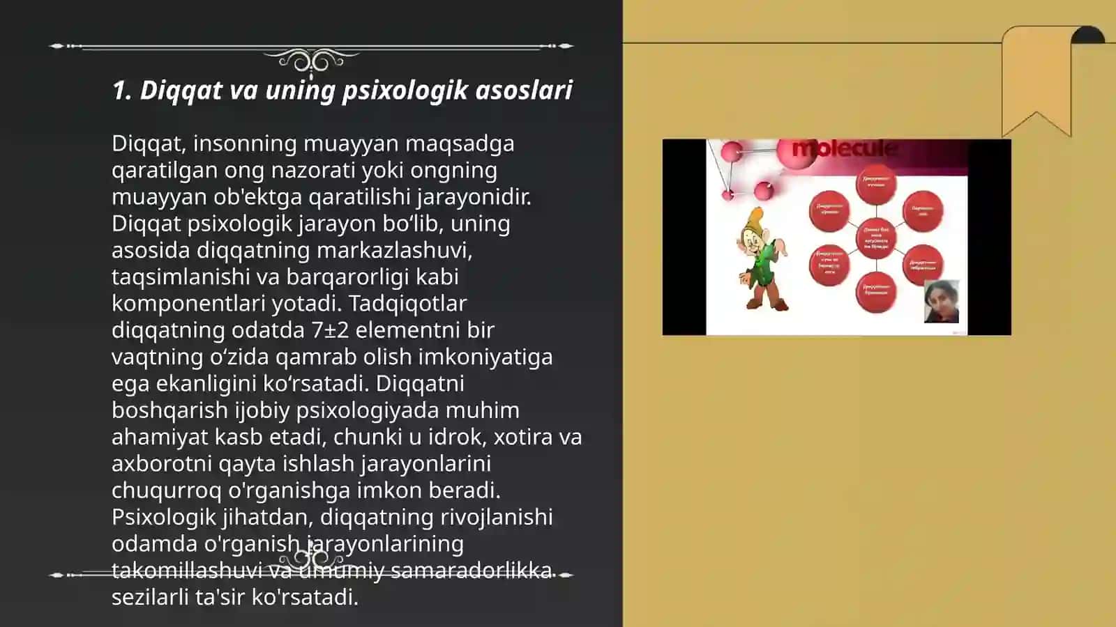 diqqatning rivojlanishi va buzilishi 3