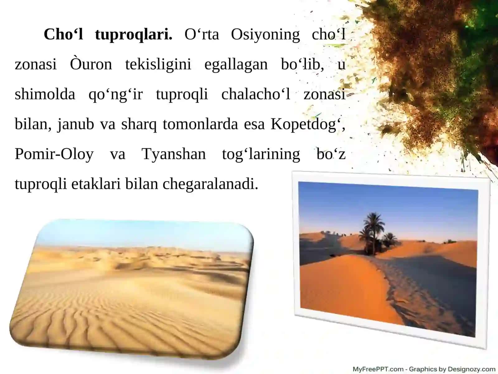O‘RTA OSIYO TUPROQLARI 3