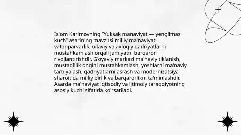 Yuksak manaviyat yengilmas kuch 3