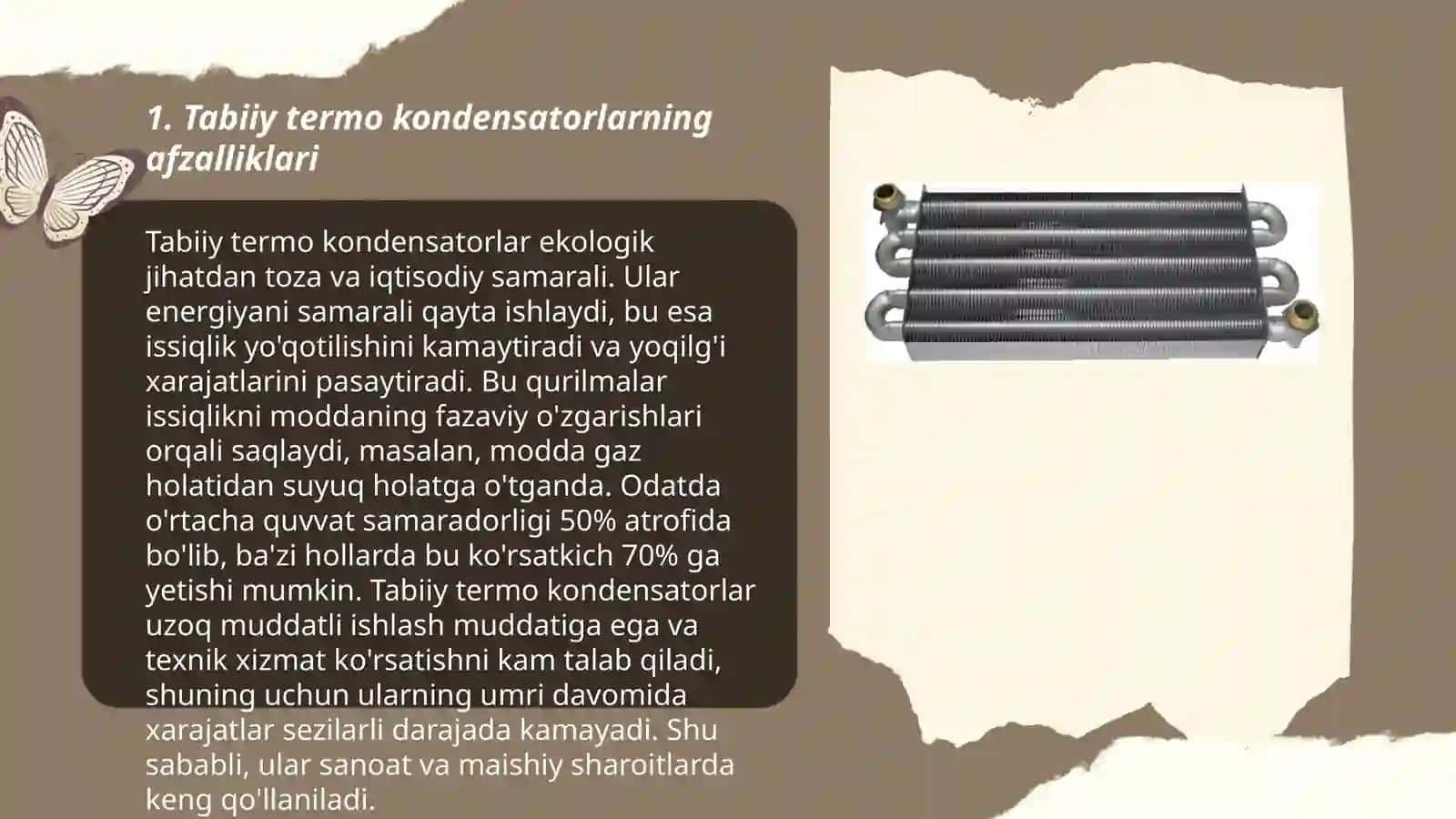 Tabiiy Super Termo kondensatorlar 3