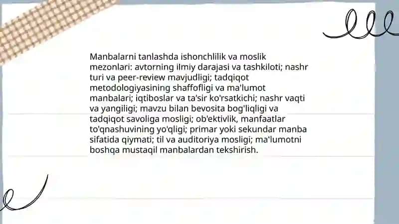 Ilmiy matn yozish ananasi manbalar bilan ishlash va havola berish madaniyati 3