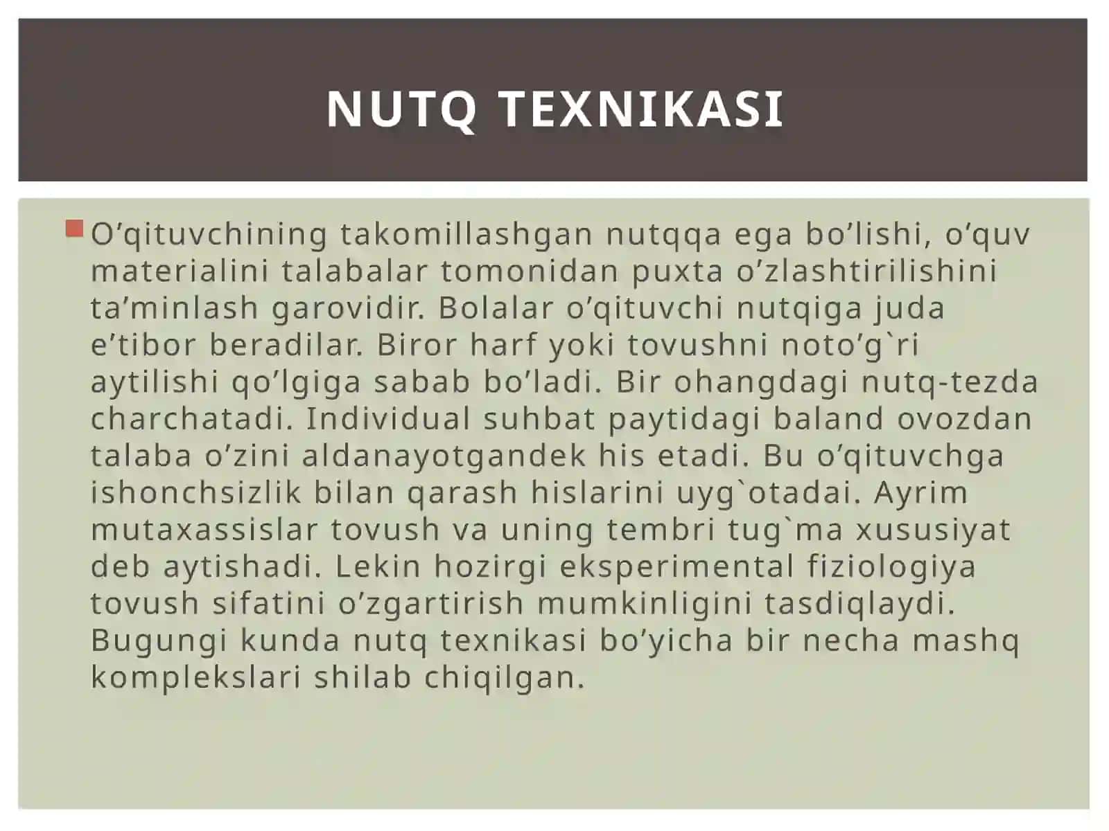 Nutq texnikasi va ma’daniyati 3