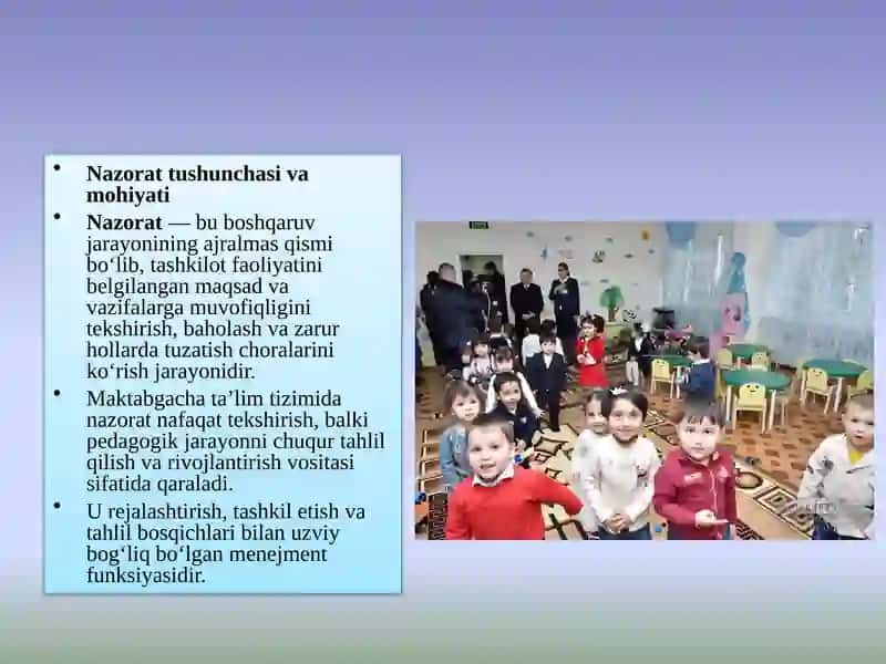 Nazorat qilishning maqsadi va vazifalari 3
